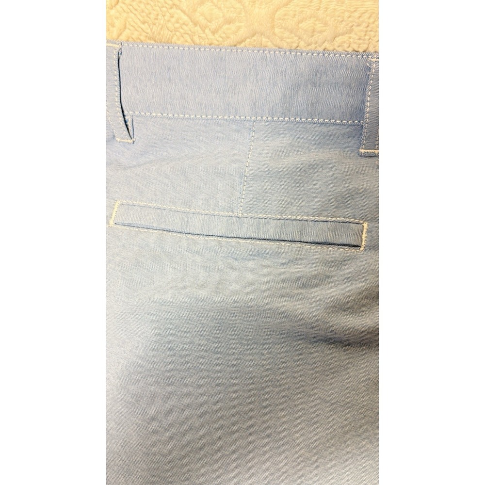 Excellent Tommy Bahama Men's Solid Lt. Blue Golf Shorts Size 30 Hawaian Style - Picture 8 of 16
